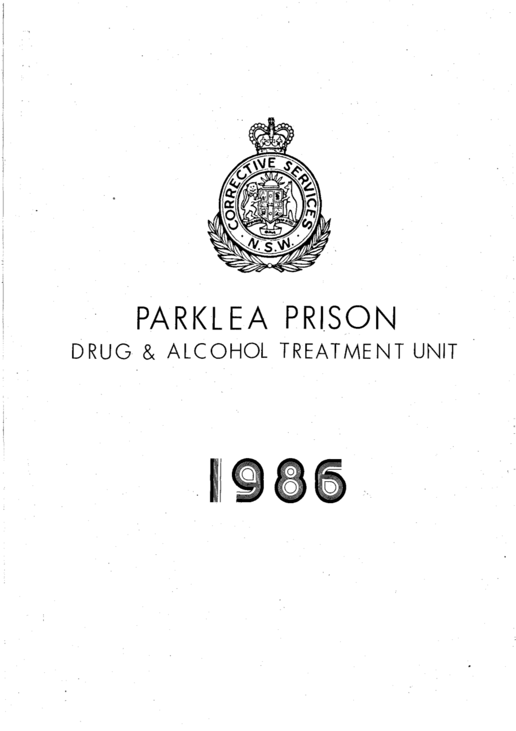 Parkl Ea Pri.Son Drug & Alcohol Treatment Unit New South Wales Correctne Services