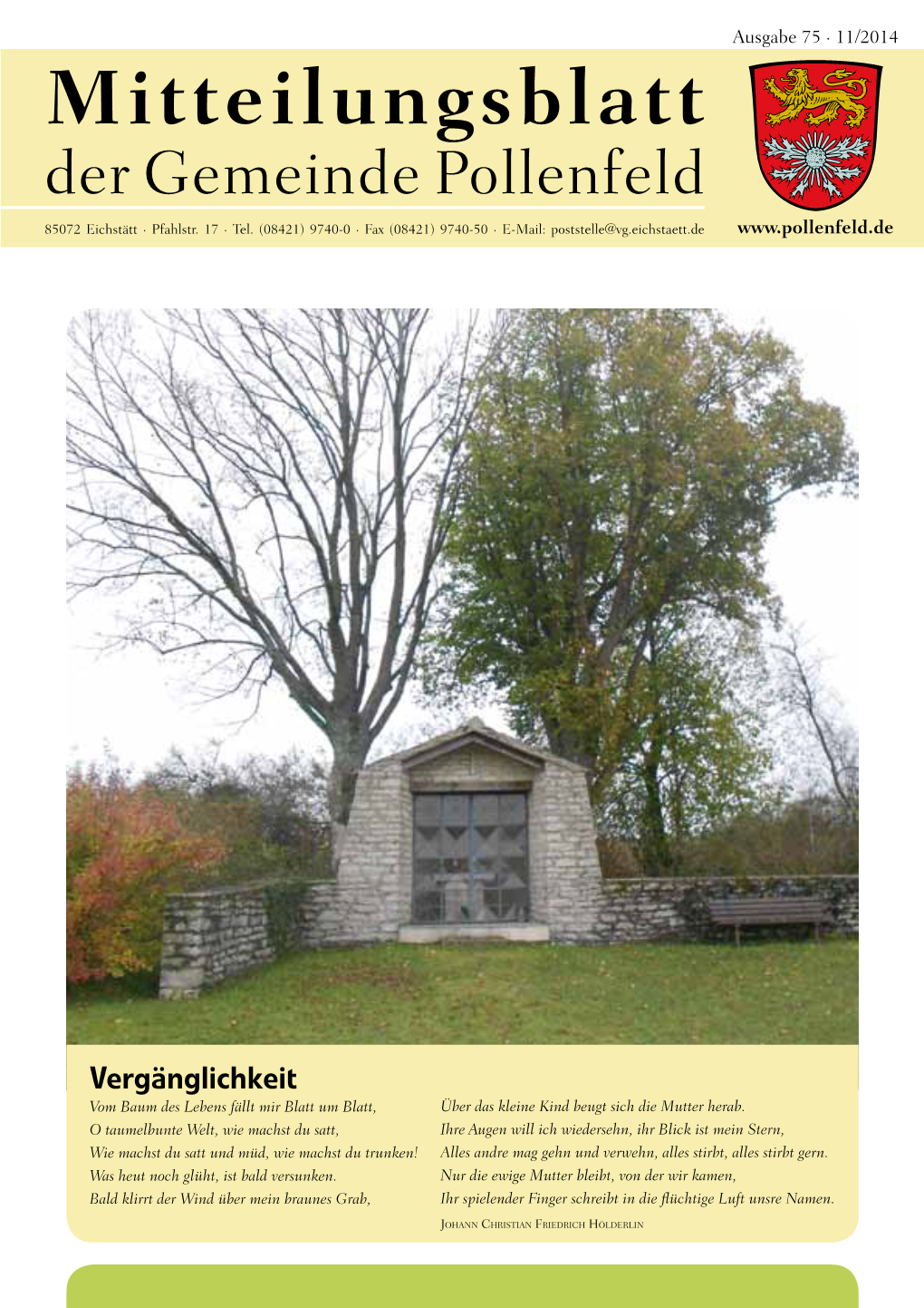 Mitteilungsblatt 2014