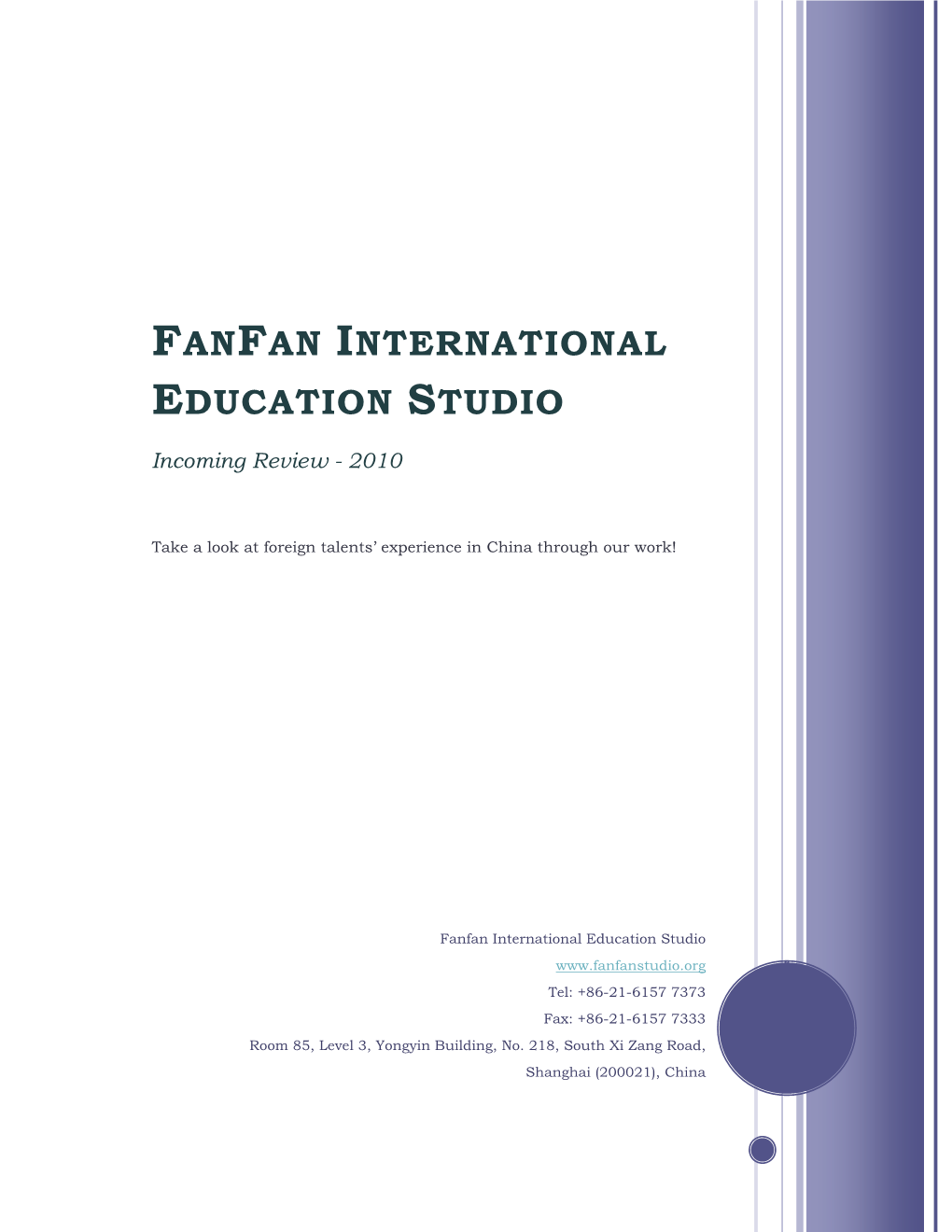 Fanfan International Education Studio