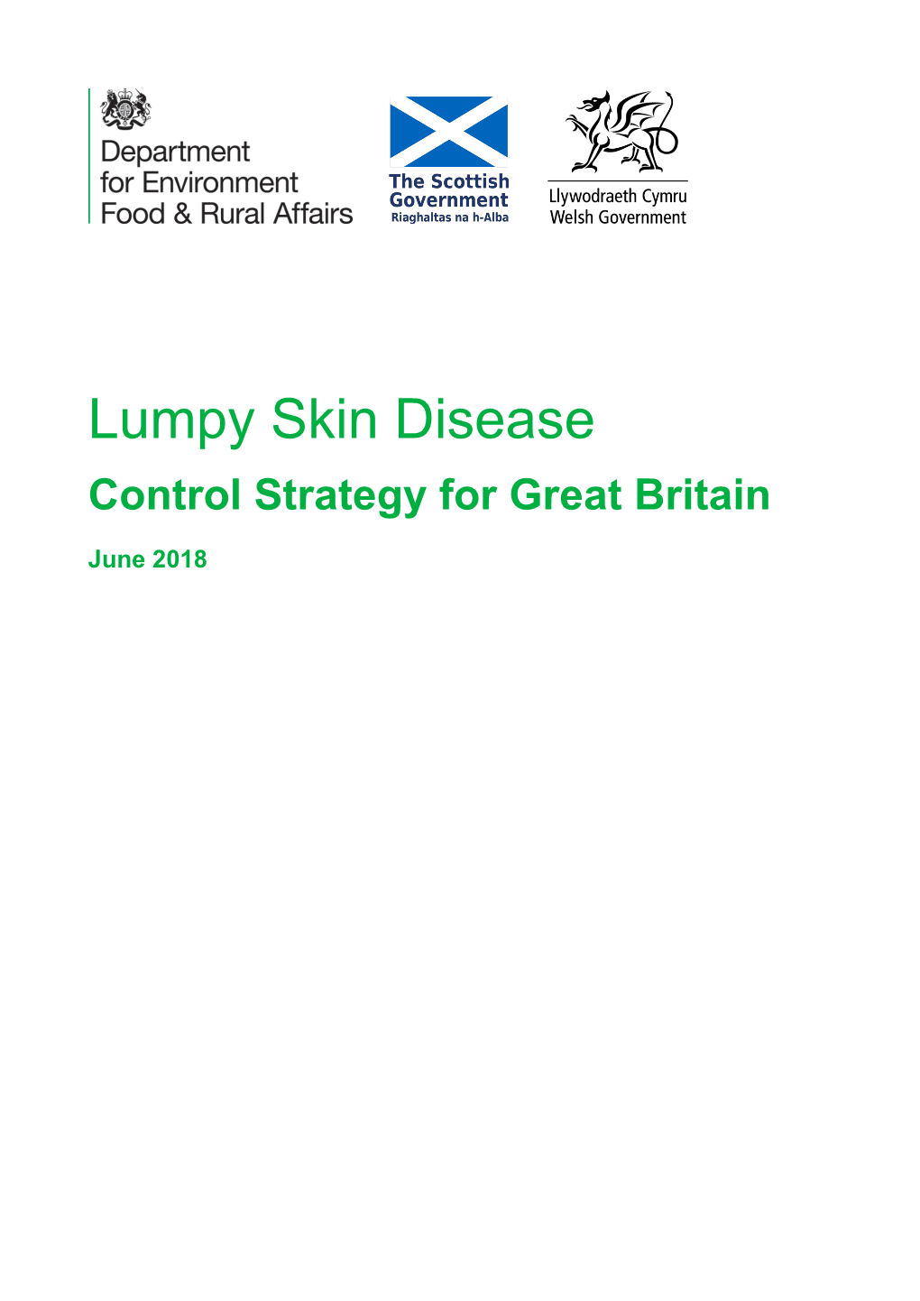 Lumpy Skin Disease Control Strategy for Great Britain