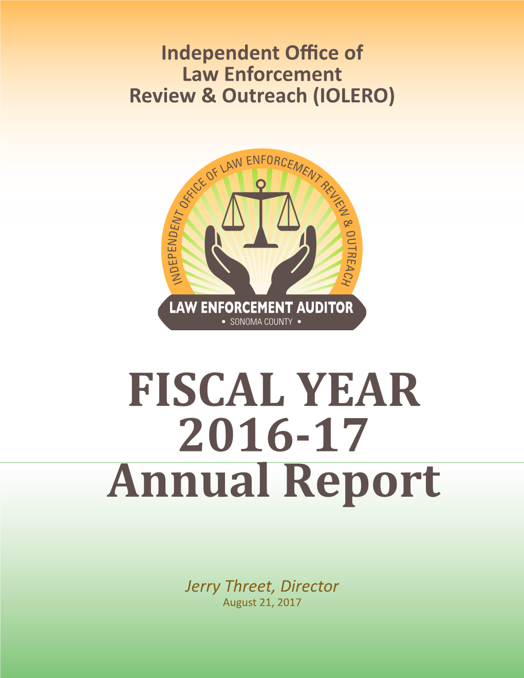 Download the 2016-2017 IOLERO Annual Report