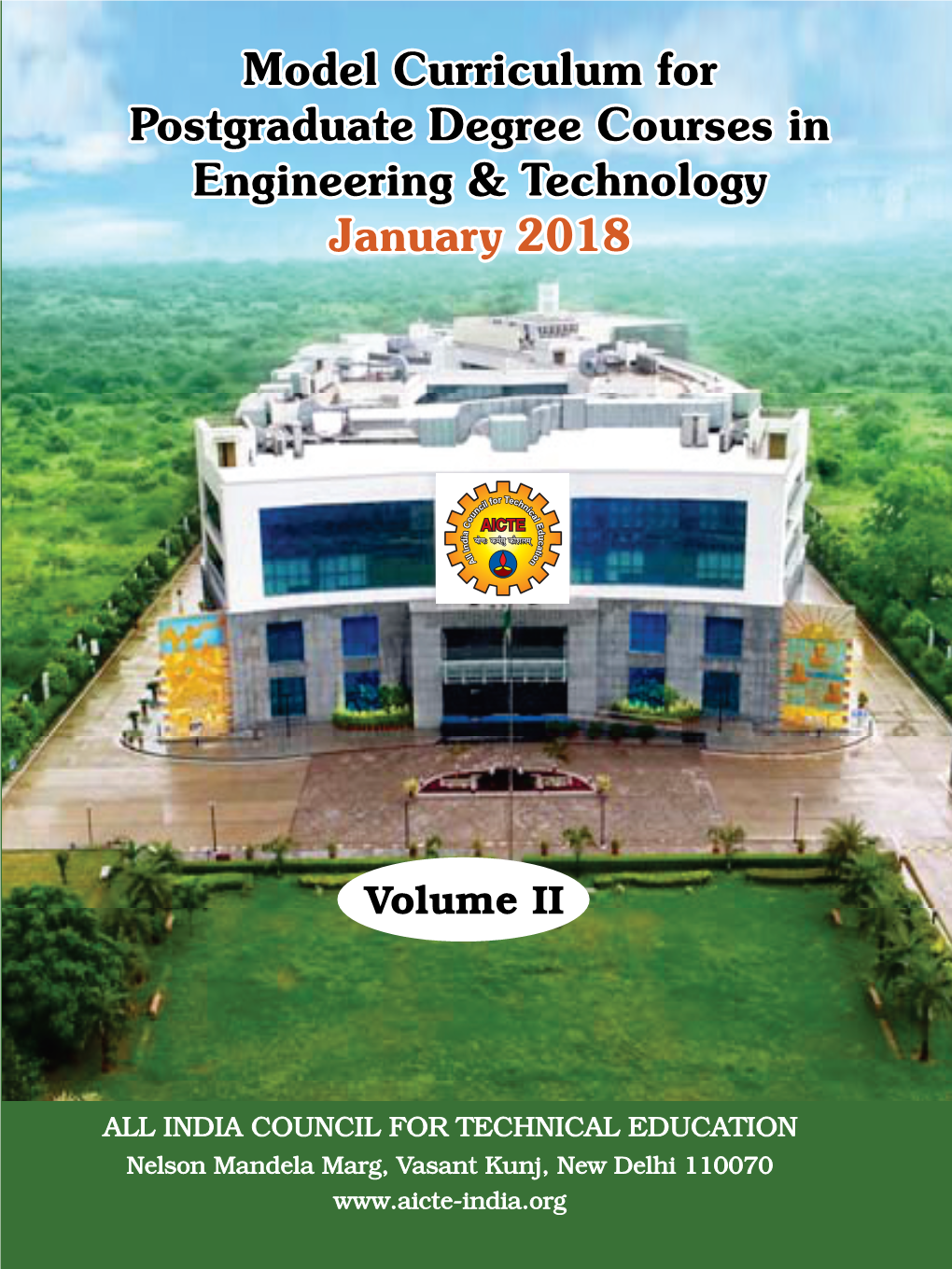 AICTE Model Curriculum for PG Degree Courses in Engineering
