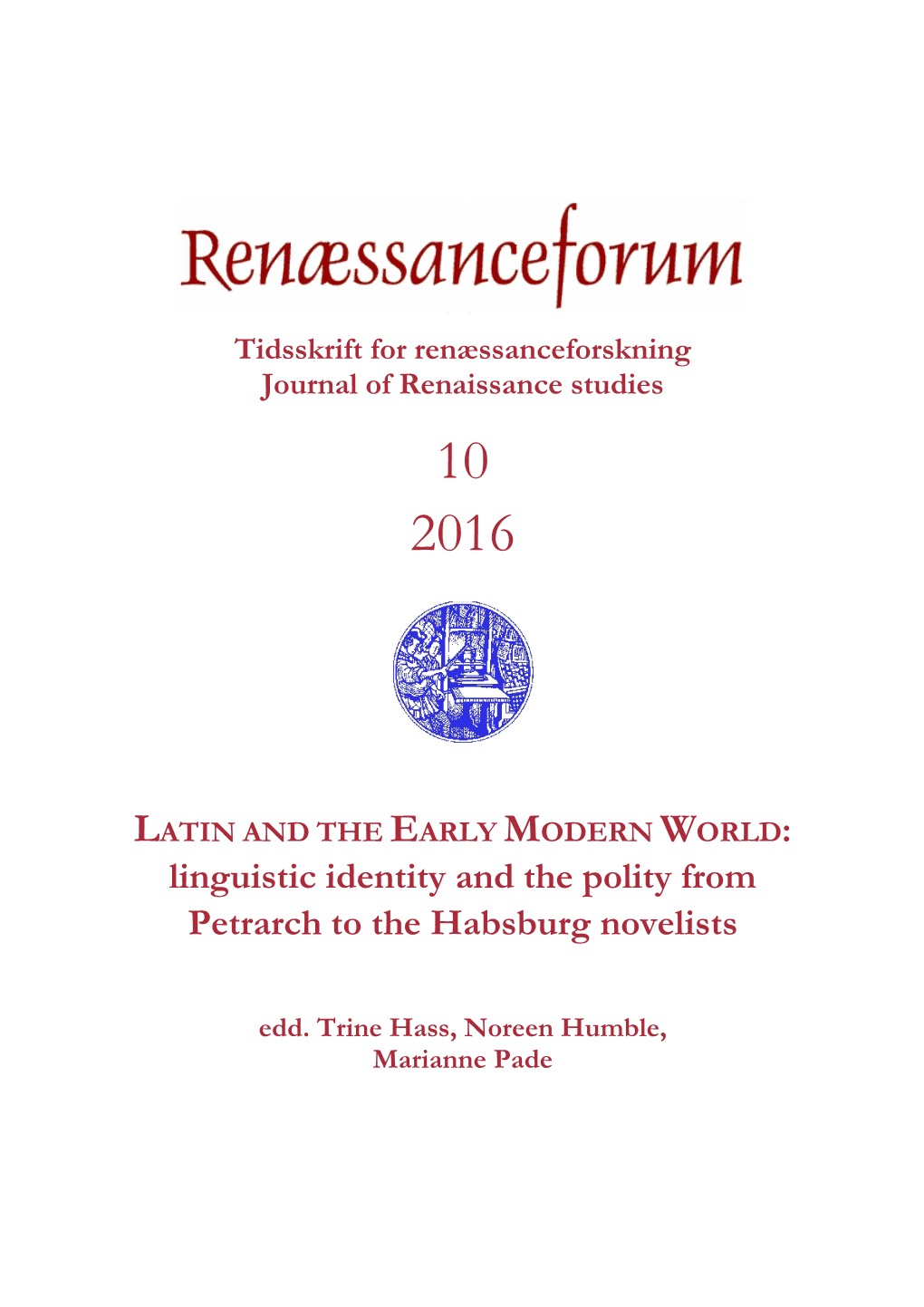 Linguistic Identity and the Polity from Petrarch to the Habsburg Novelists