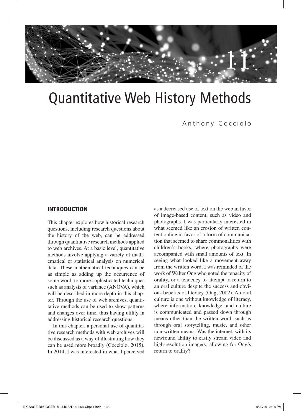Quantitative Web History Methods
