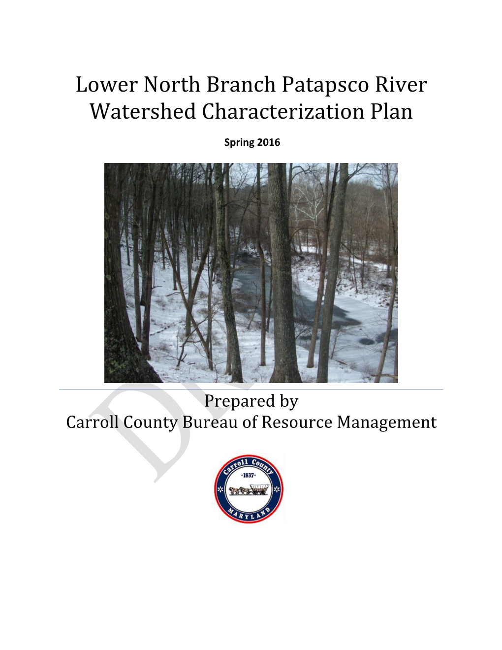 LNB Patapsco Characterization Plan.Pdf