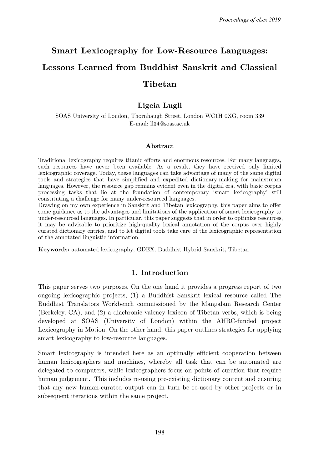 Smart Lexicography for Low-Resource Languages: Lessons Learned from Buddhist Sanskrit and Classical Tibetan