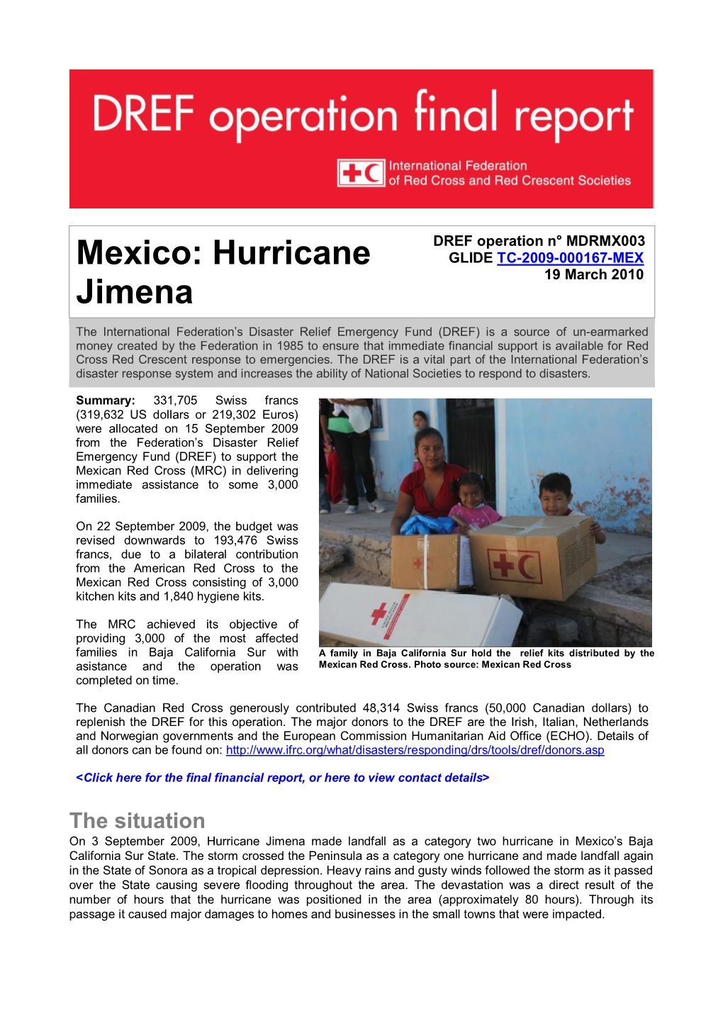 Mexico: Hurricane Jimena