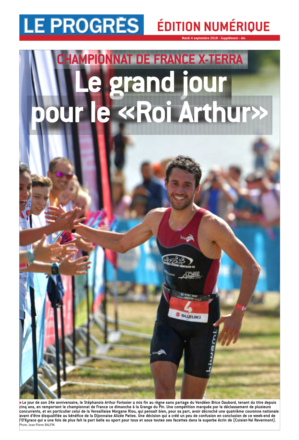 CHAMPIONNAT DE FRANCE X-TERRA Le Grand Jour Pour Le «Roi Arthur»