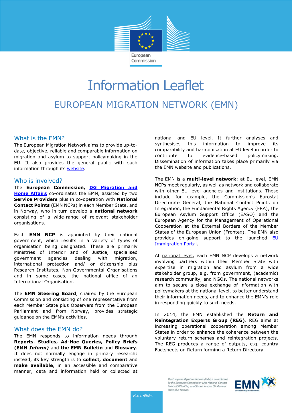 EMN Information Leaftlet November 2015