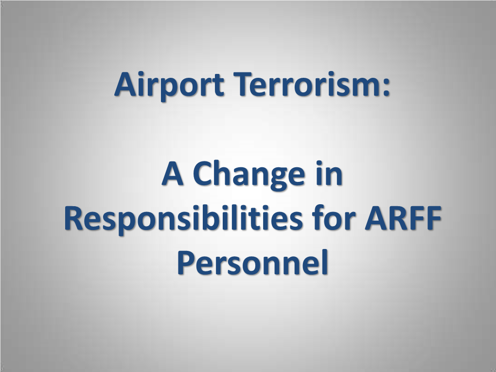Airport Terrorism