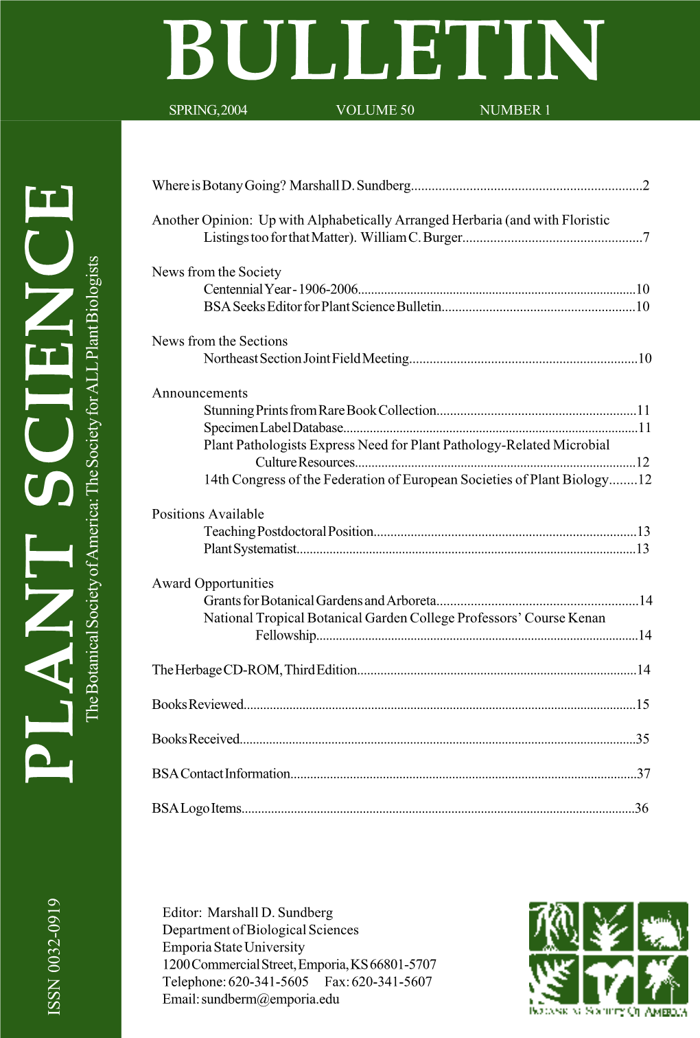Plant Science Bulletin