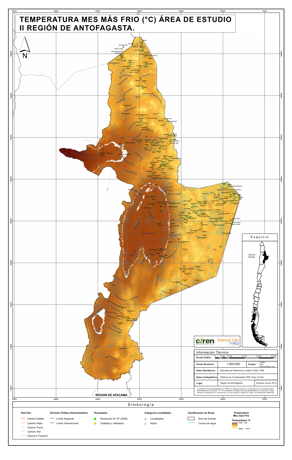 Área De Estudio Ii Región De Antofagasta