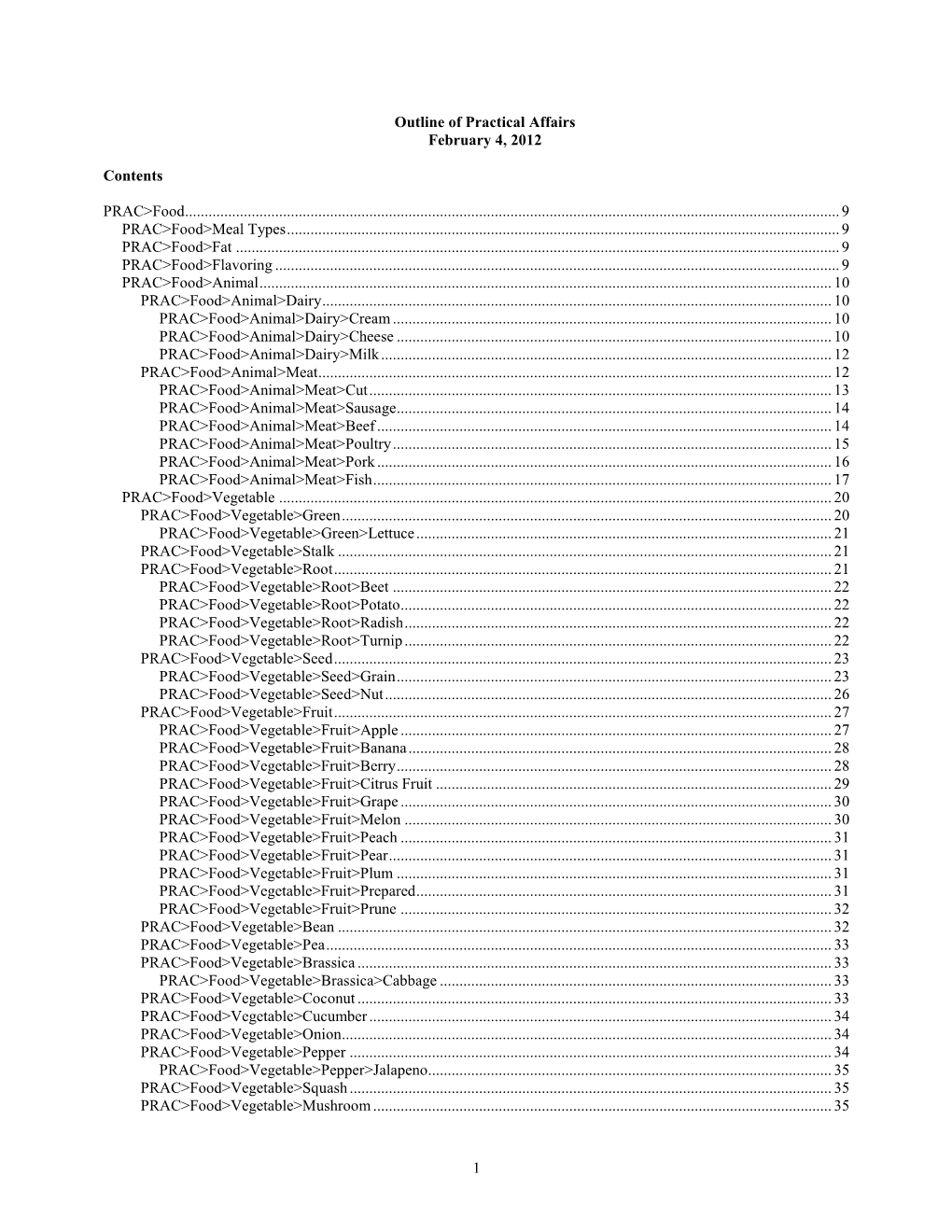 Practical Affairs February 4, 2012