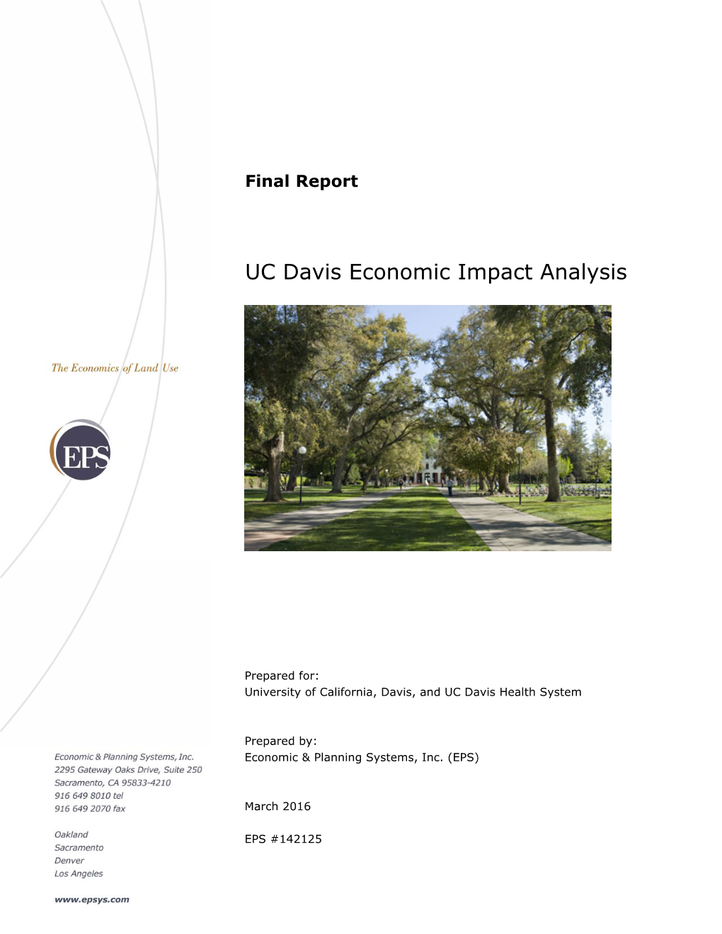 UC Davis Economic Impact Analysis