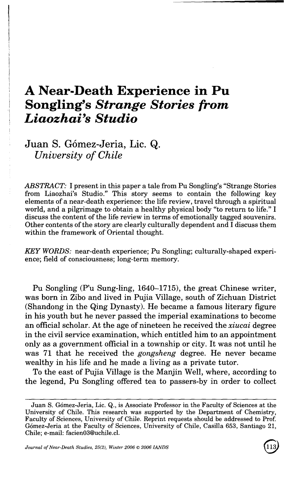 Songling's 8Trange 8Tories from Liaozhai's 8Tudio