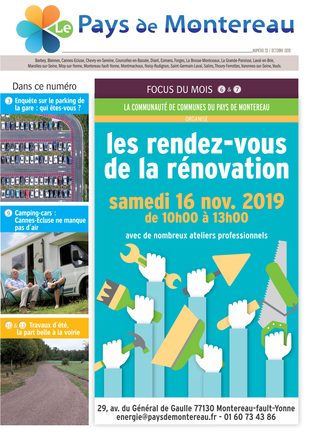 Téléchargement Brochure Le Pays De Montereau N-35 Octobre 2019