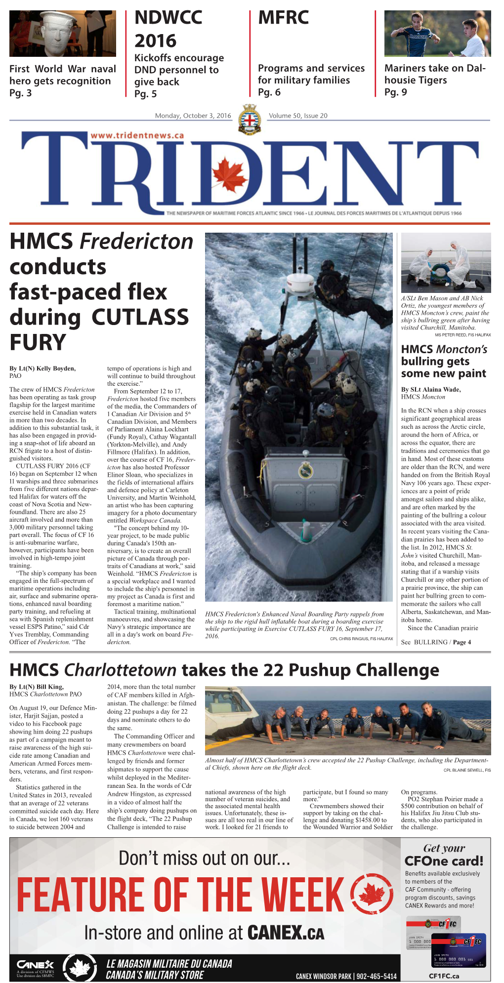 HMCS Fredericton Conducts Fast-Paced Flex During CUTLASS