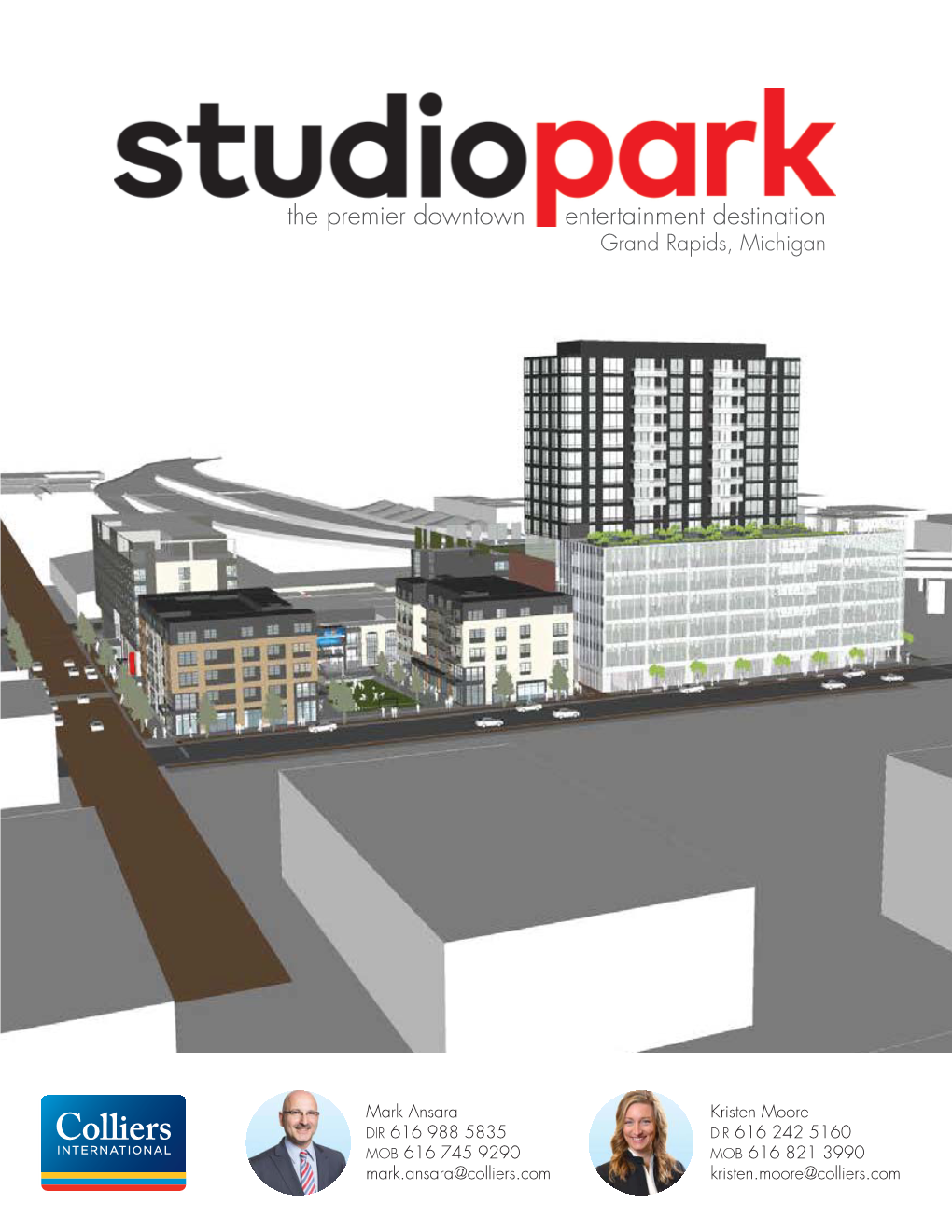 Studio Park Development Will Be the Heart of the Entertainment District of Grand Rapids, Michigan As a Dynamic, Mixed-Use Destination