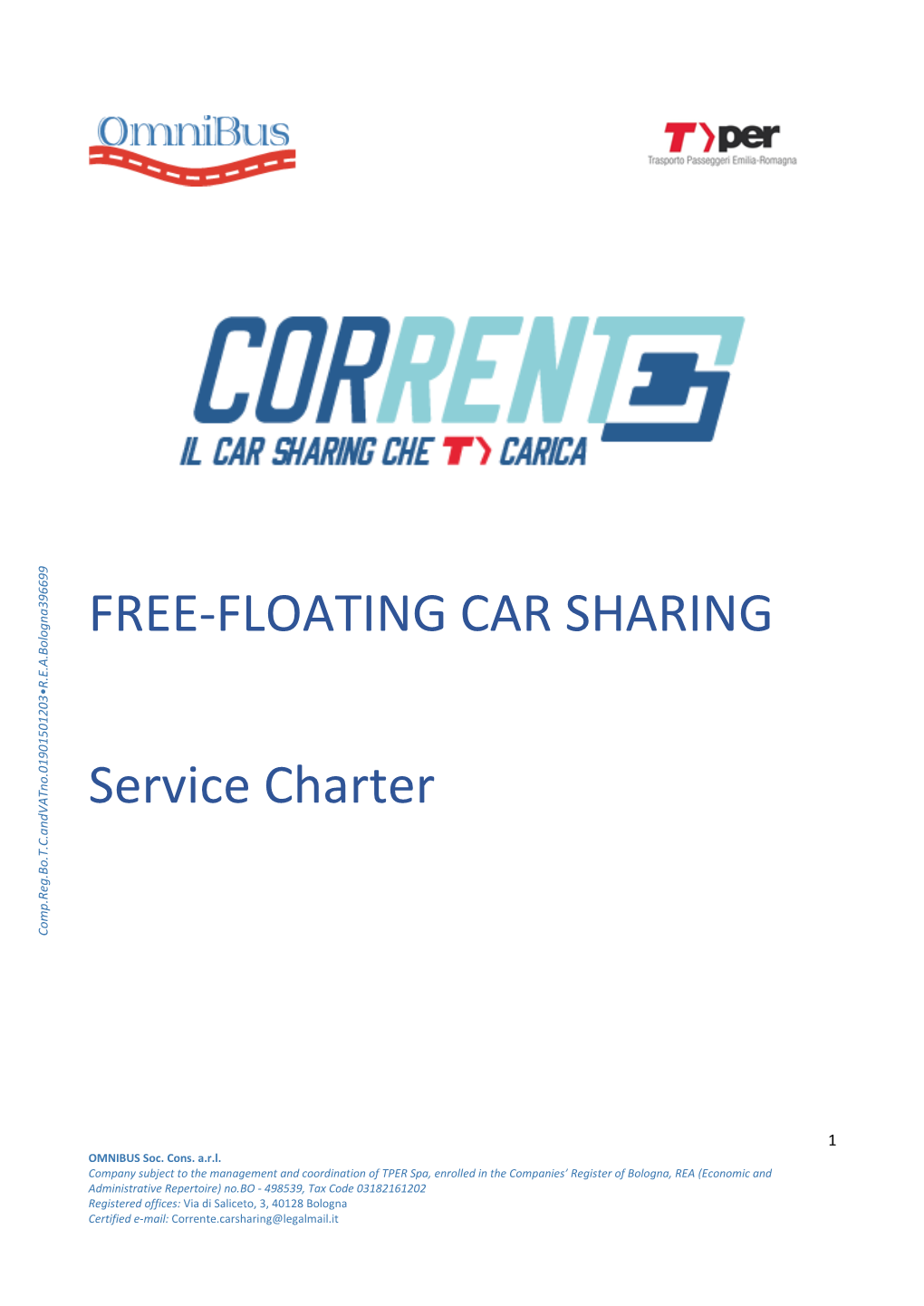 FREE-FLOATING CAR SHARING Service Charter