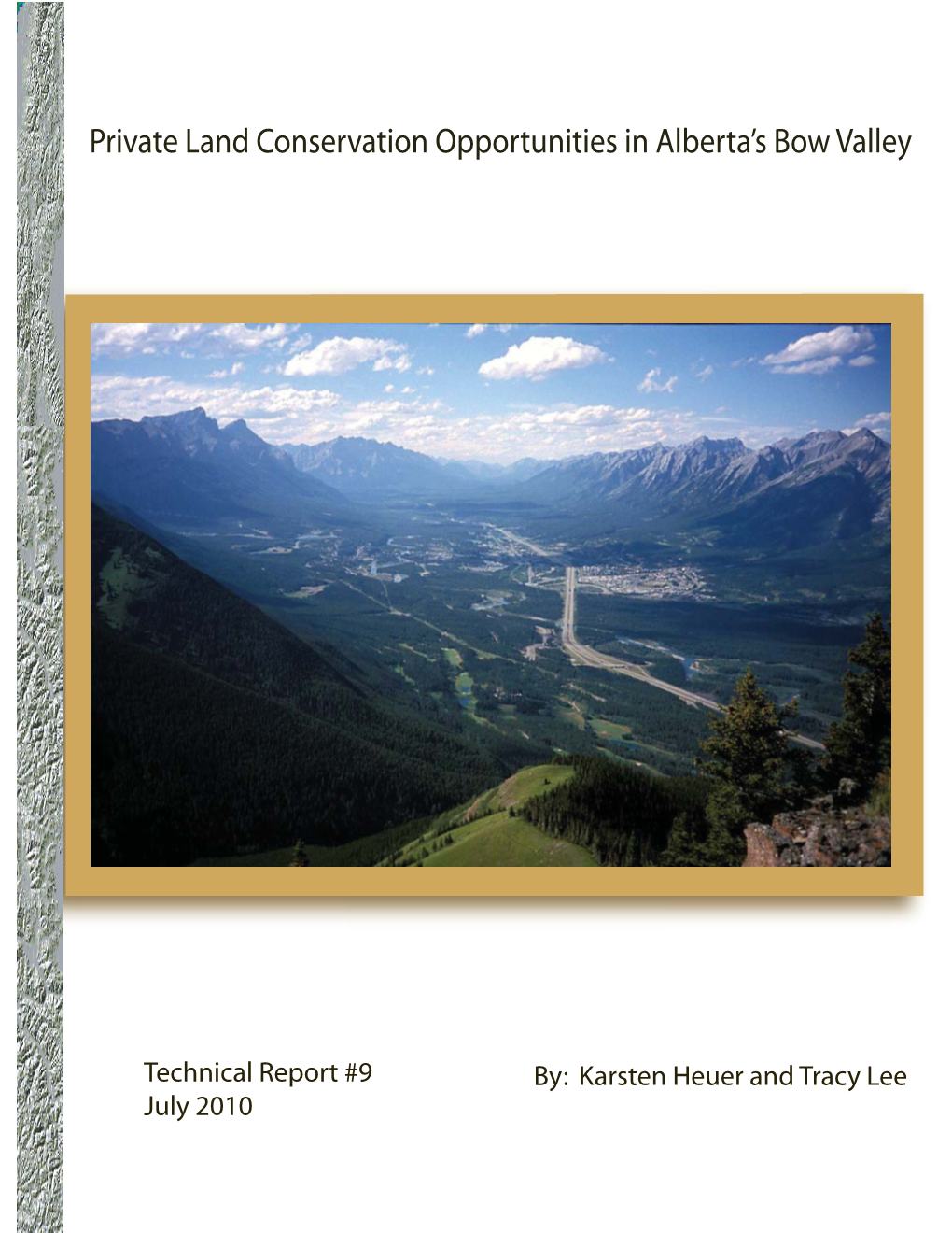Private Land Conservation Opportunities in Alberta's Bow Valley