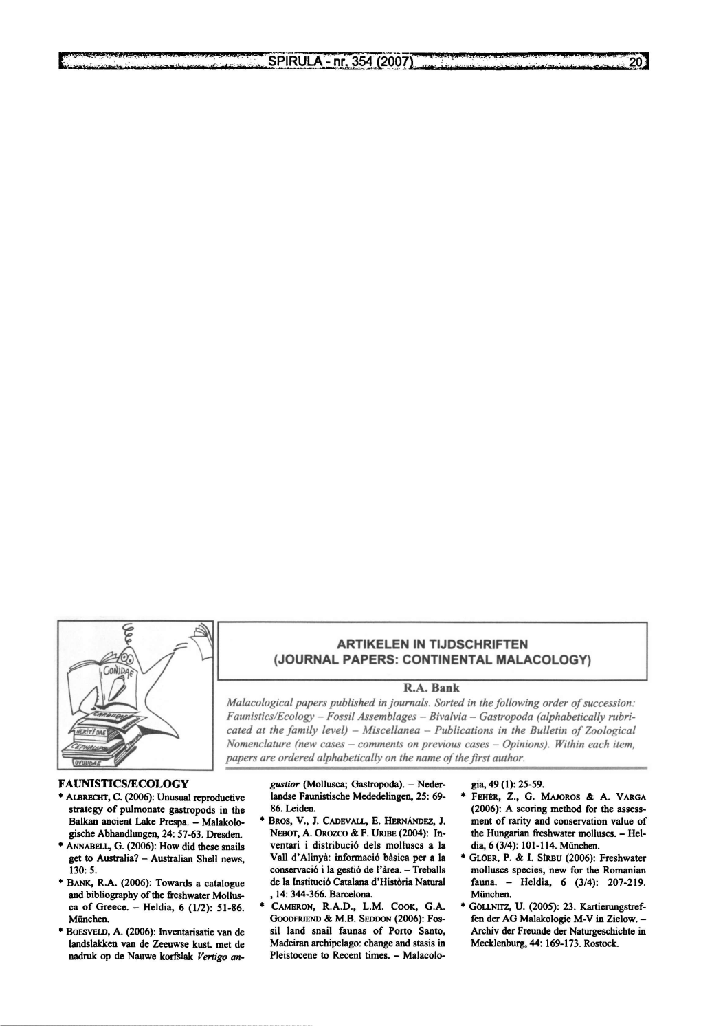 Fossil Assemblages - Bivalvia - Gastropoda (Alphabetically Rubri