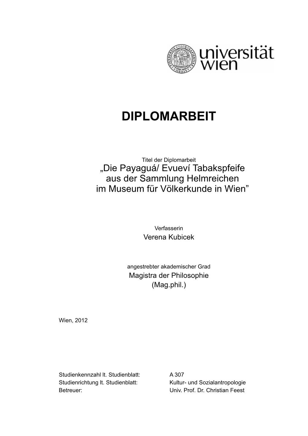 Diplomarbeit