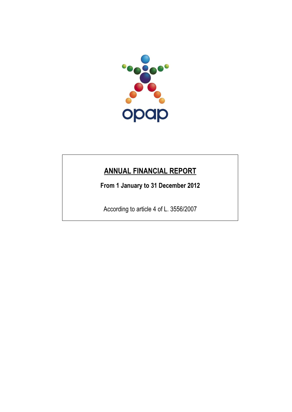 Annual Financial Report