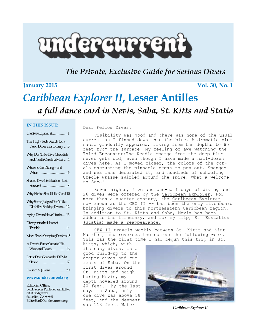 Caribbean Explorer II, Lesser Antilles +