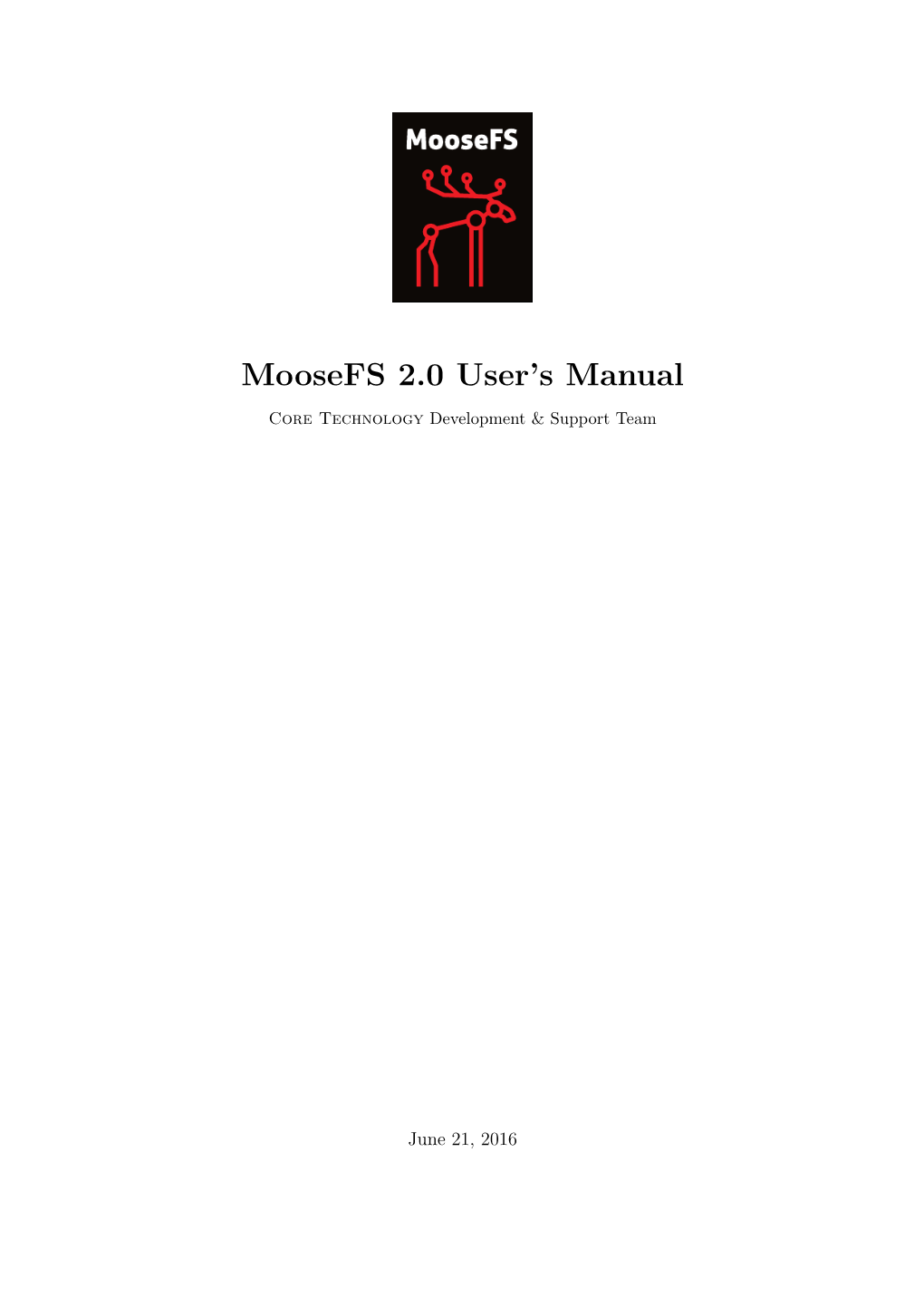 Moosefs 2.0 User's Manual