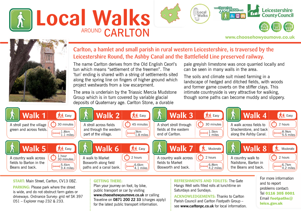 Carlton Local Walks