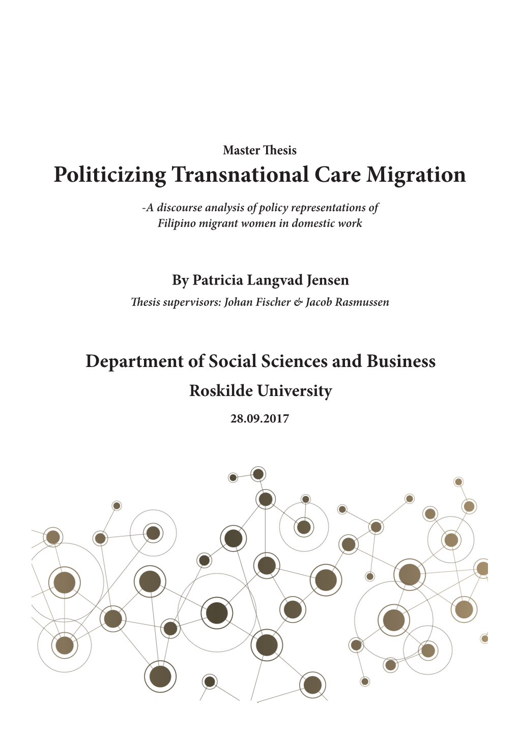 Politicizing Transnational Care Migration