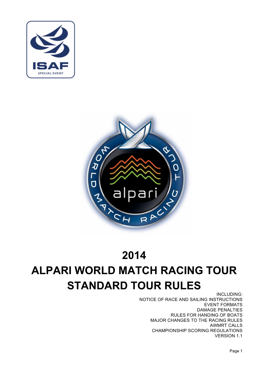 2014 Awmrt Standard Tour Rules V1.1