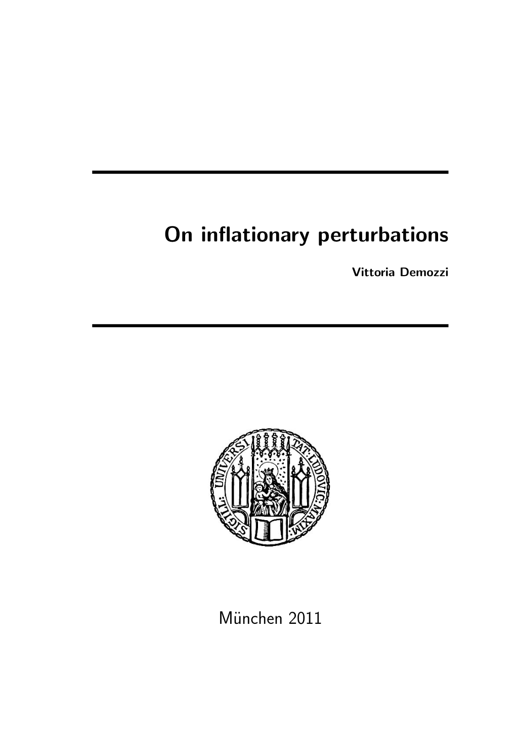 On Inflationary Perturbations