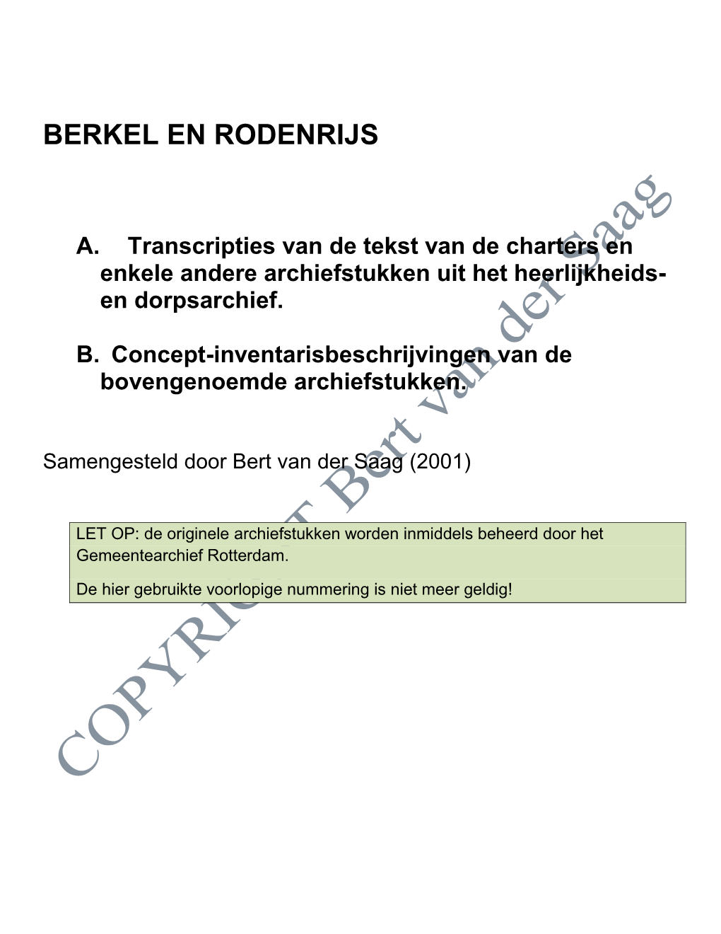 Berkel En Rodenrijs