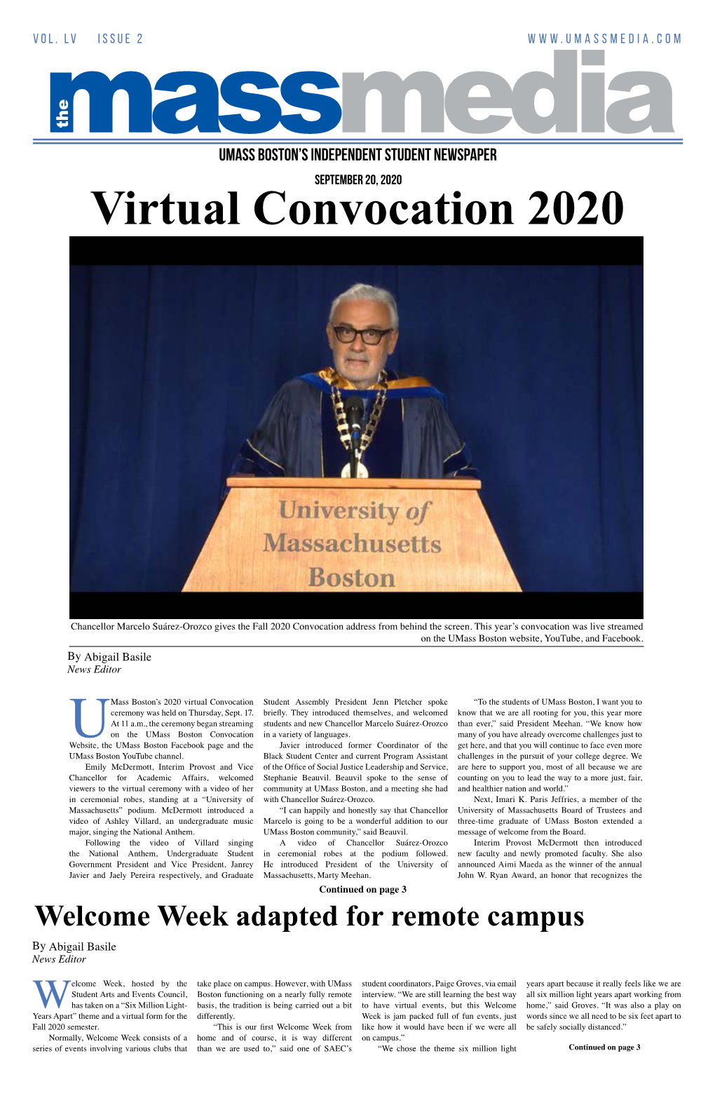 Virtual Convocation 2020