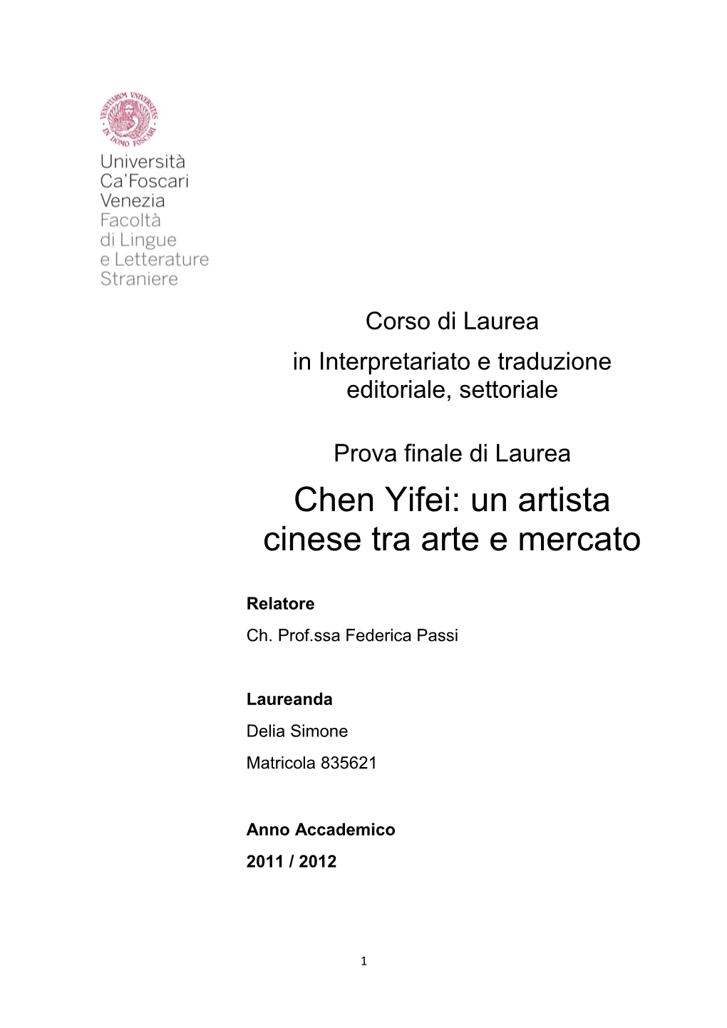 Chen Yifei: Un Artista Cinese Tra Arte E Mercato