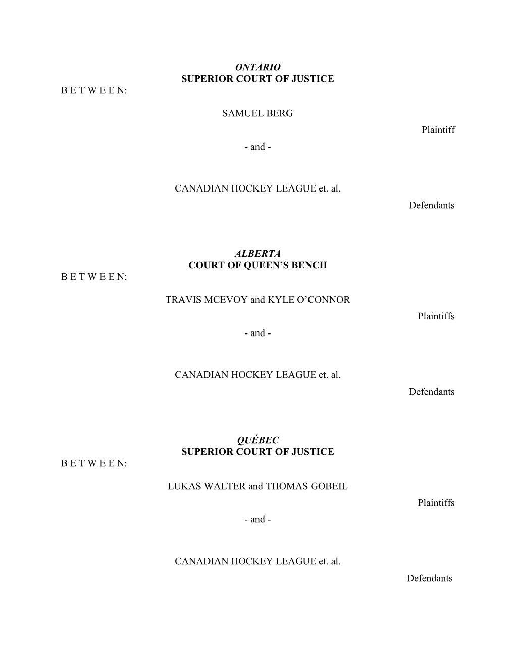 Settlement Agreement