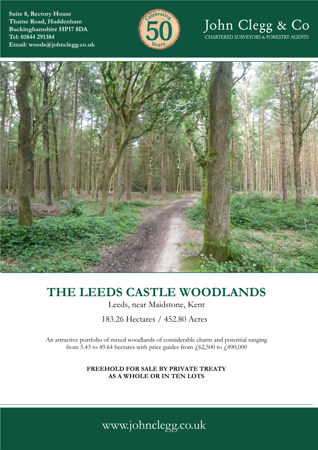 THE LEEDS CASTLE WOODLANDS Leeds, Near Maidstone, Kent