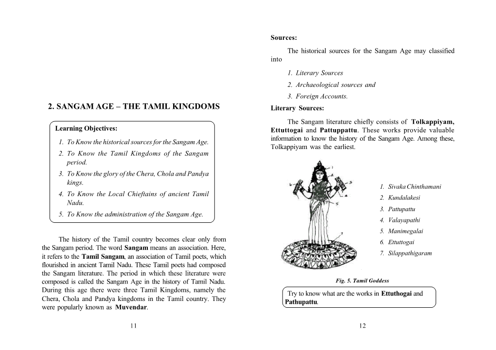 Sangam Age Dynasties