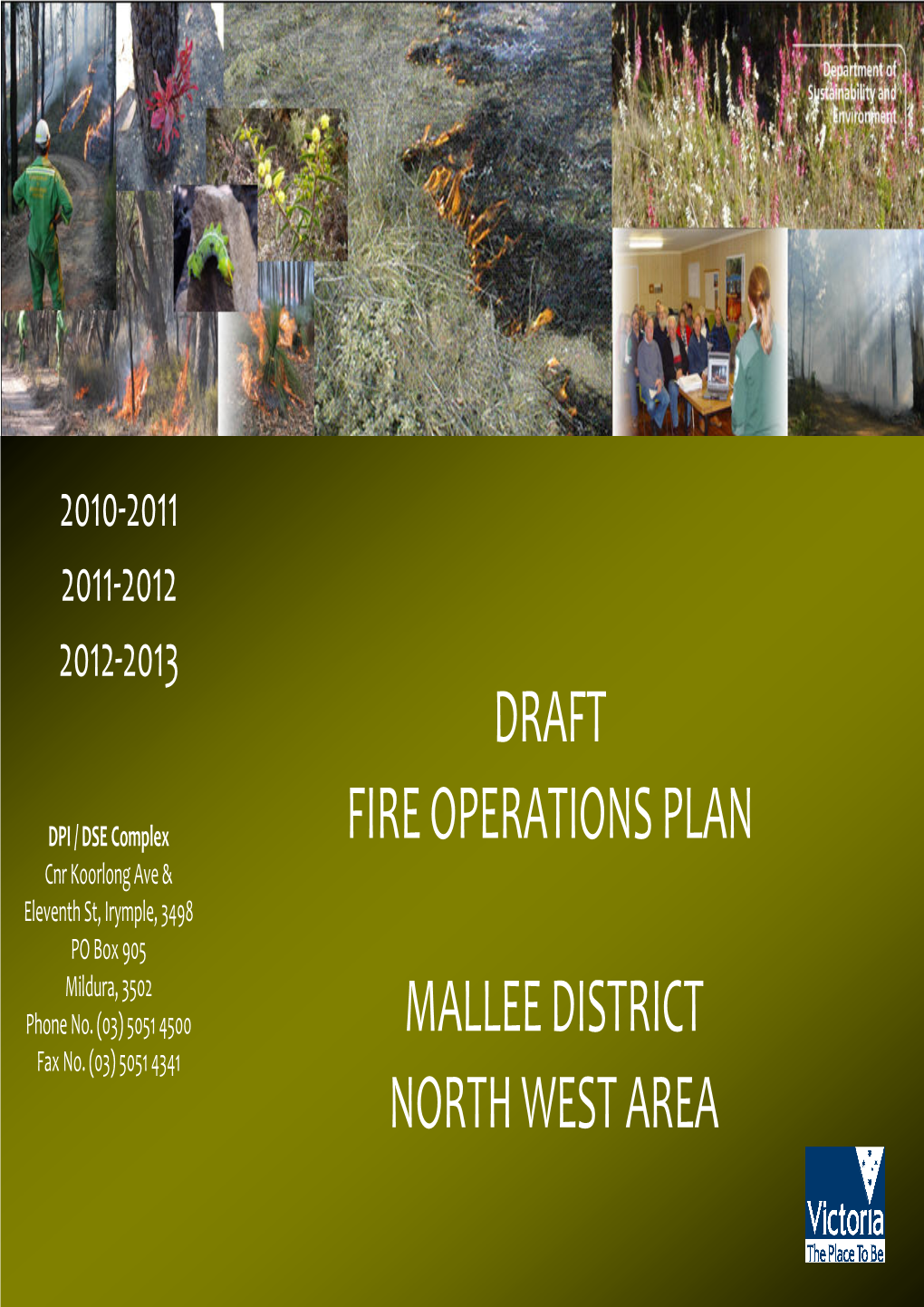 Draft Fire Operations Plan Mallee District North