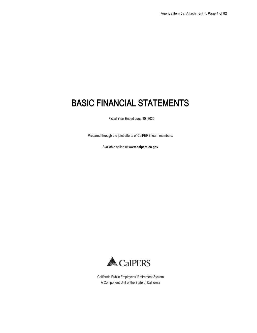 Basic Financial Statements