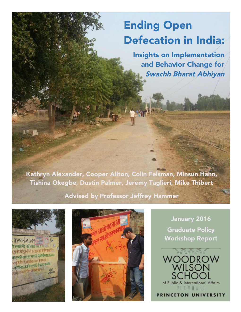 Ending Open Defecation in India: Insights on Implementation and Behavior Change for Swachh Bharat Abhiyan