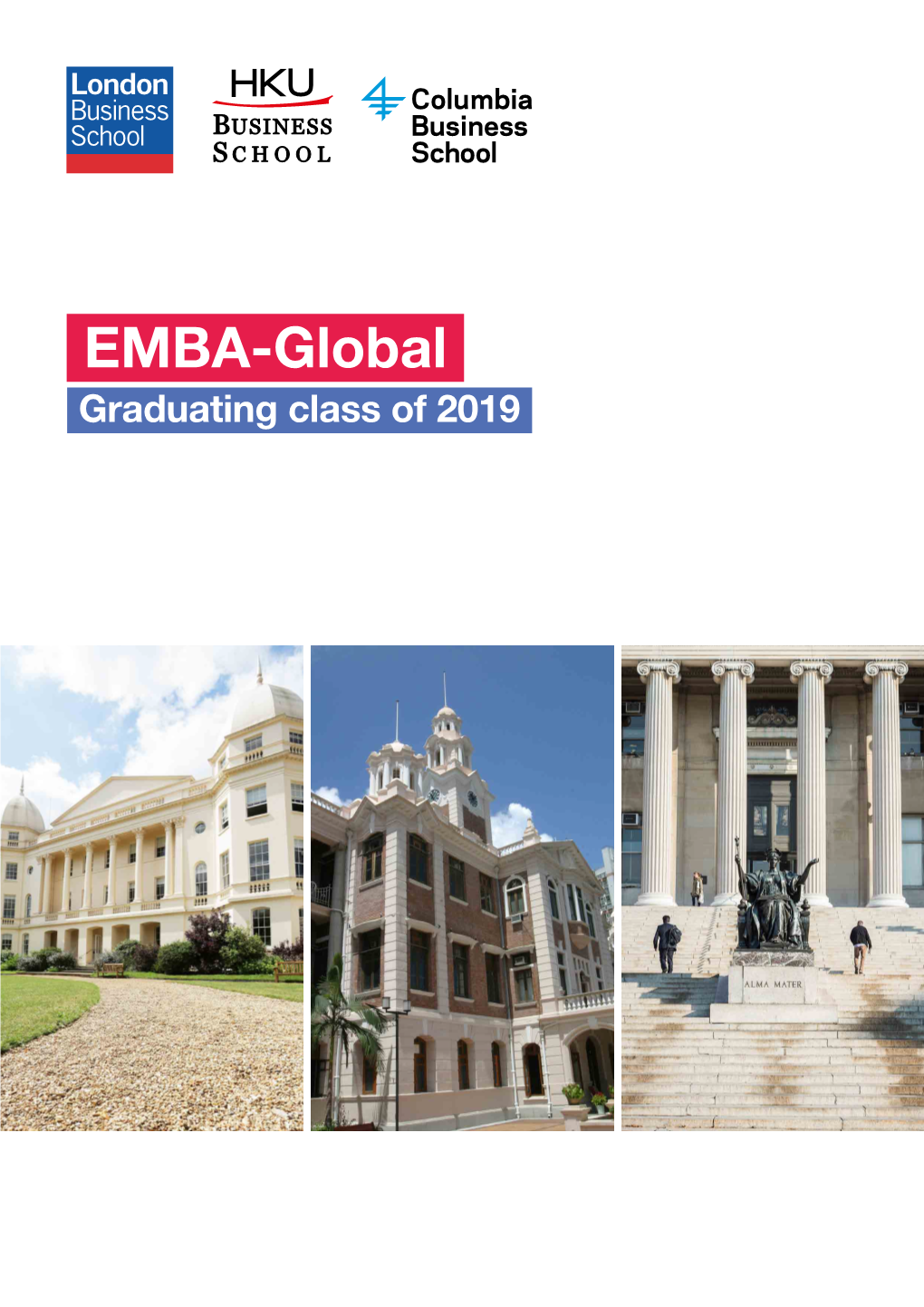 EMBA-Global Graduating Class of 2019