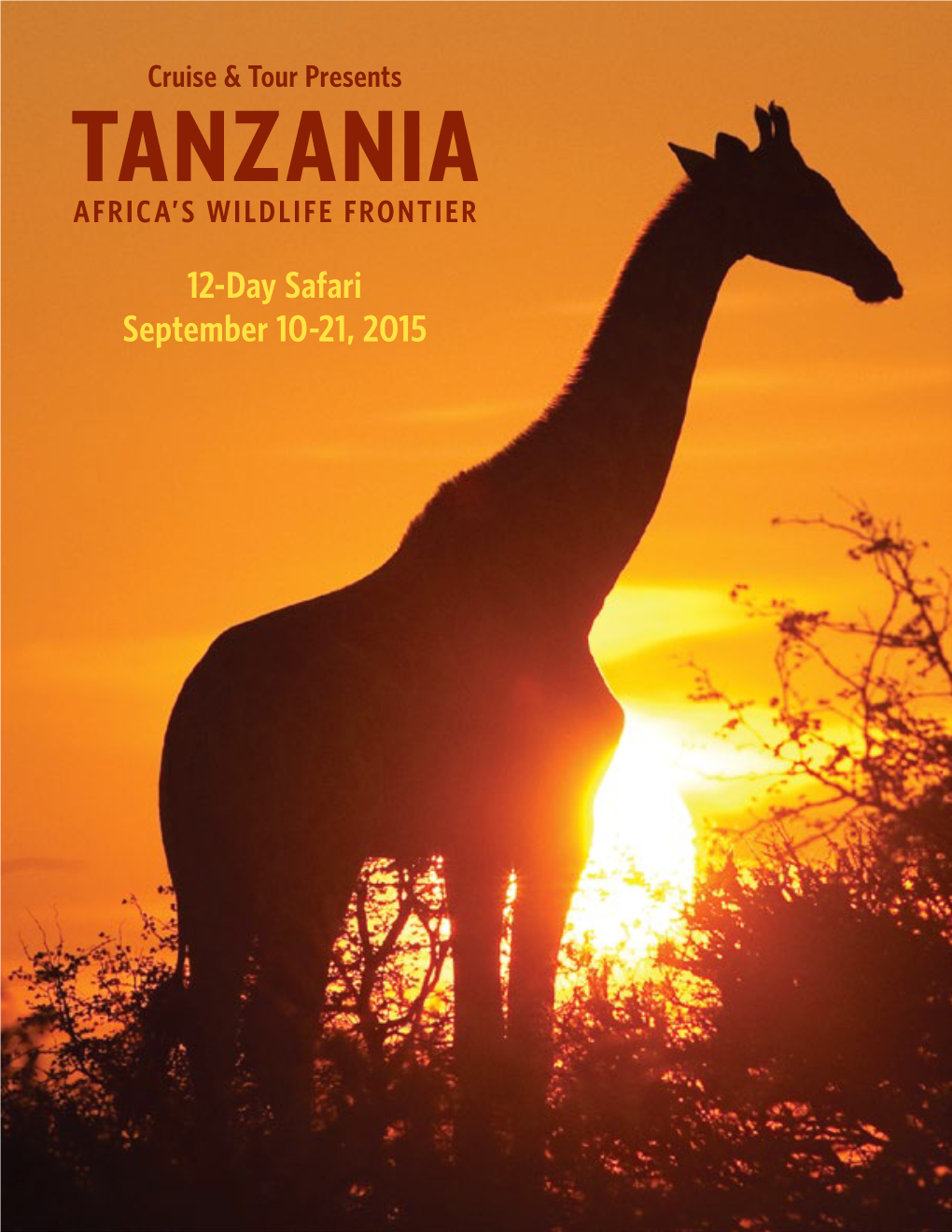 Tanzania Africa’S Wildlife Frontier