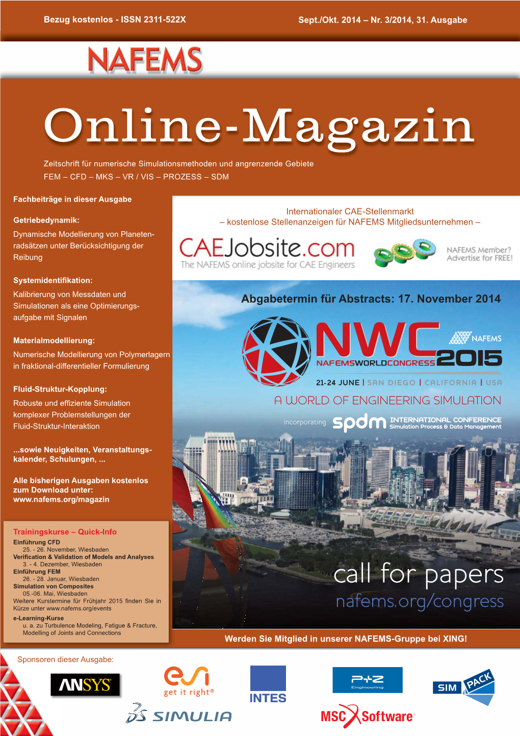 NAFEMS Online Magazine 03/2014, Seite 71-88 Kalibrierung Von