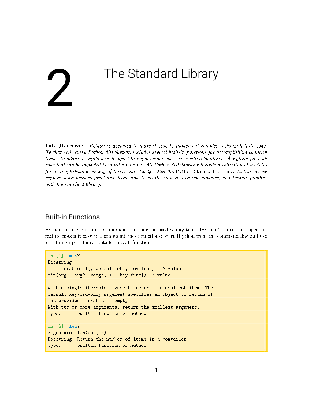 The Standard Library