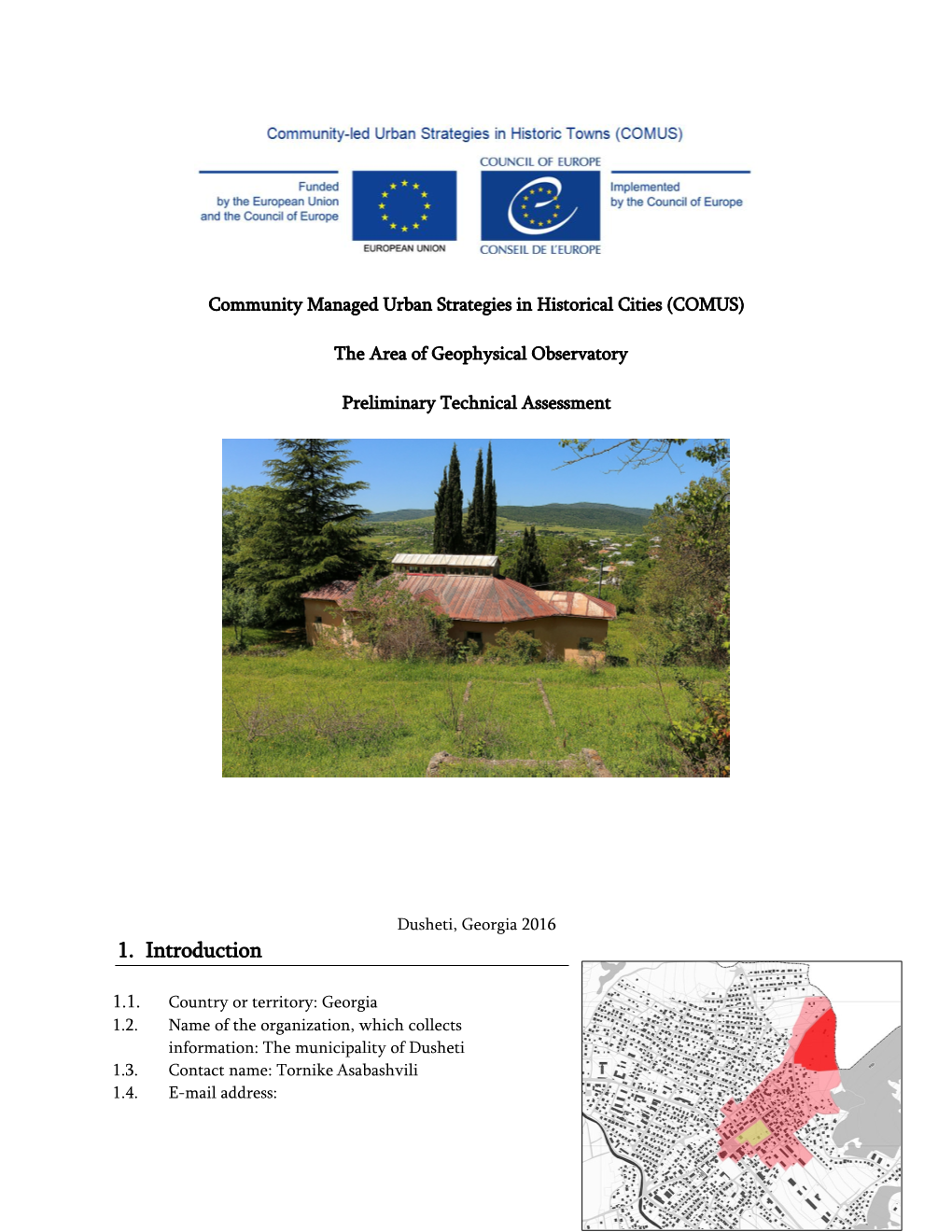 PTA3-The Dusheti Geophysical Observatory