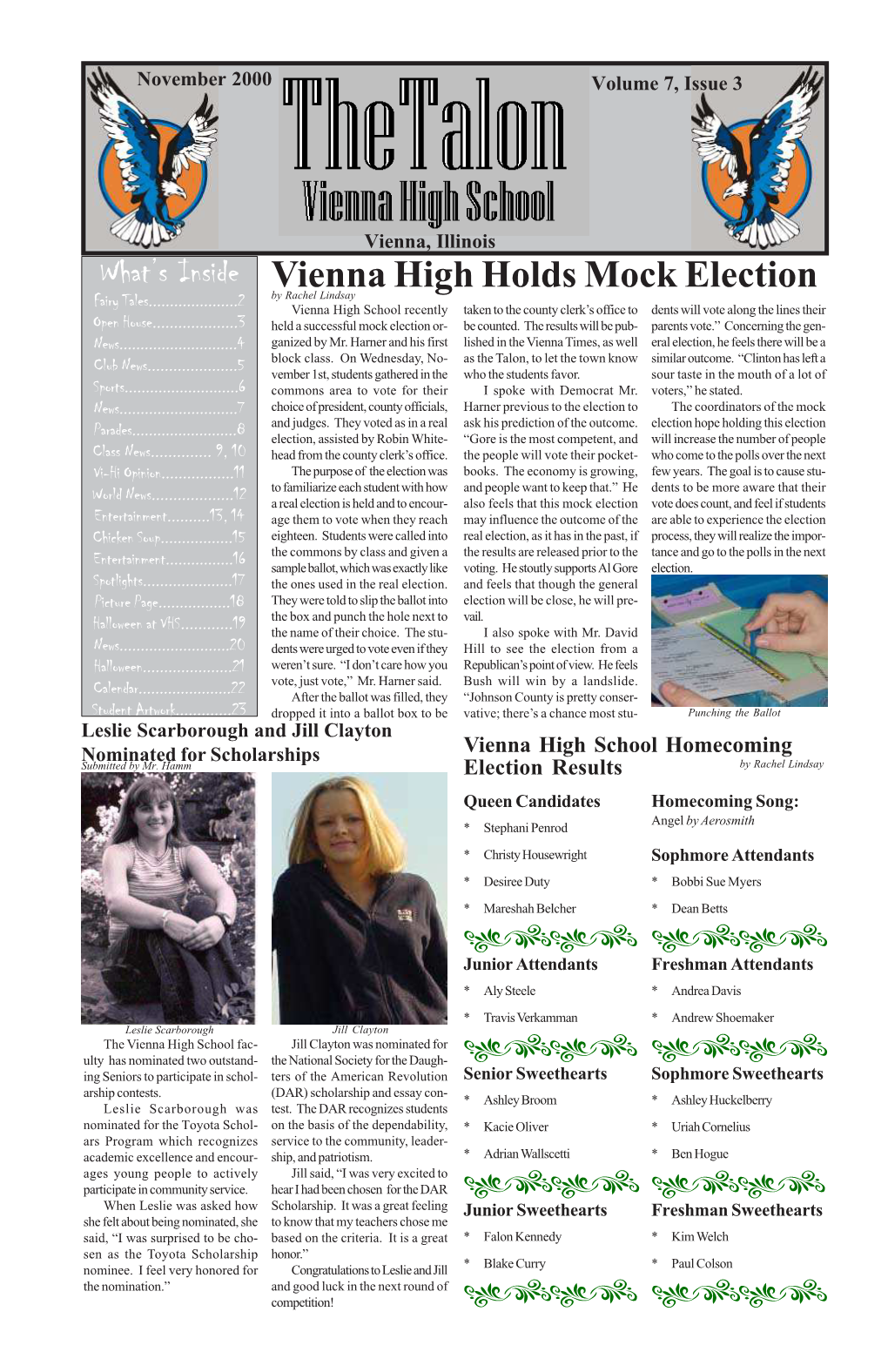 Vienna High Holds Mock Election Fairy Tales