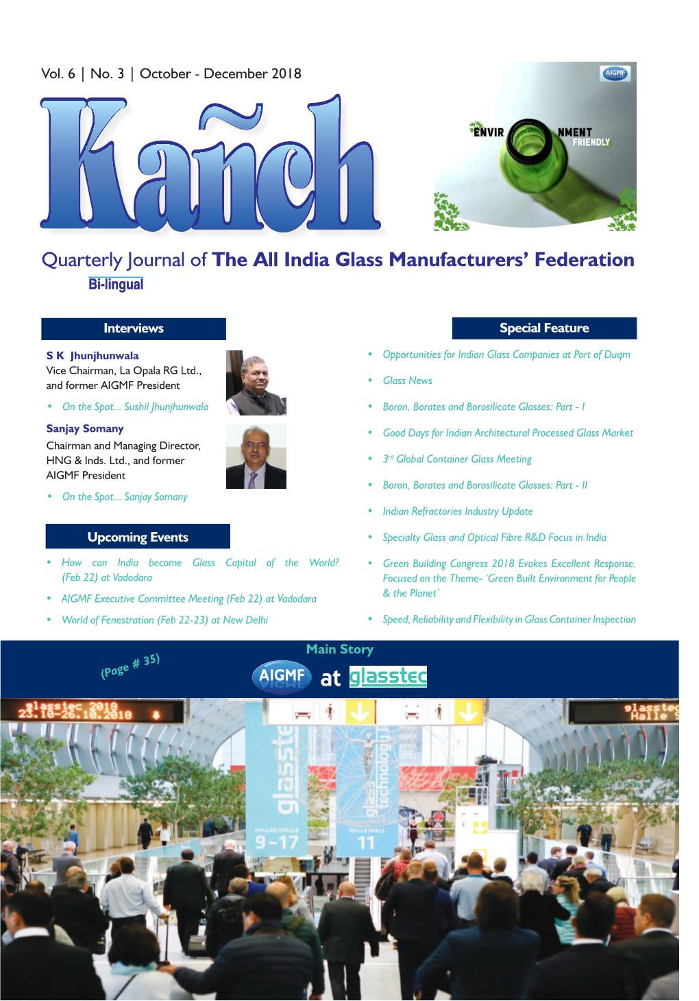 Quarterly Journal of the All India Glass Manufacturers' Federation