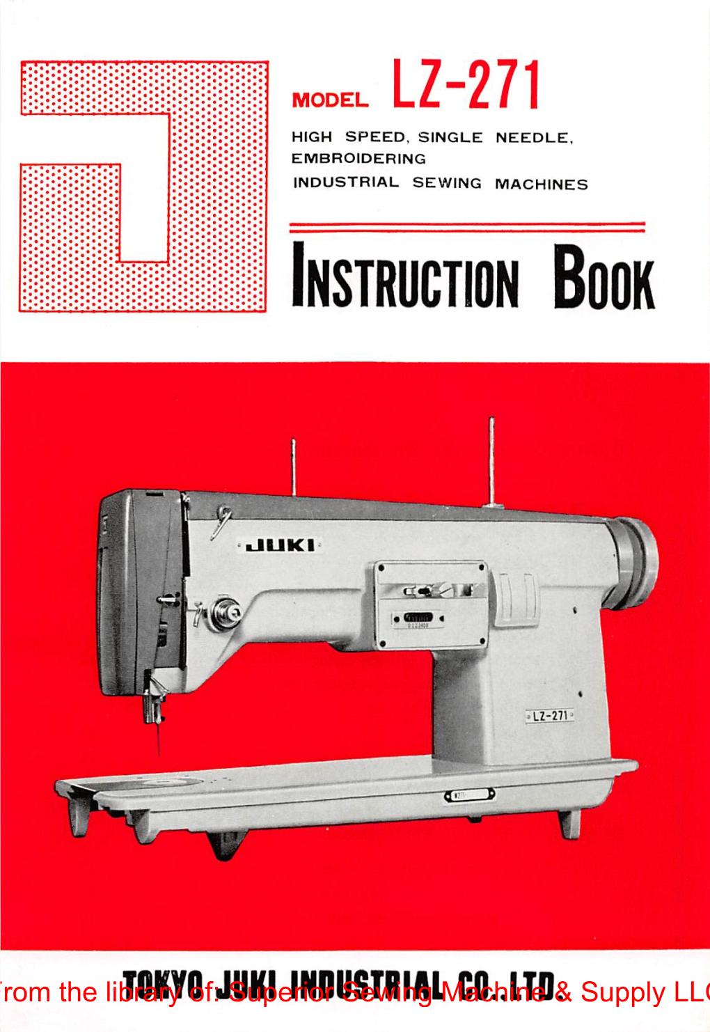 Juki LZ-271 Instruction Manual.Pdf